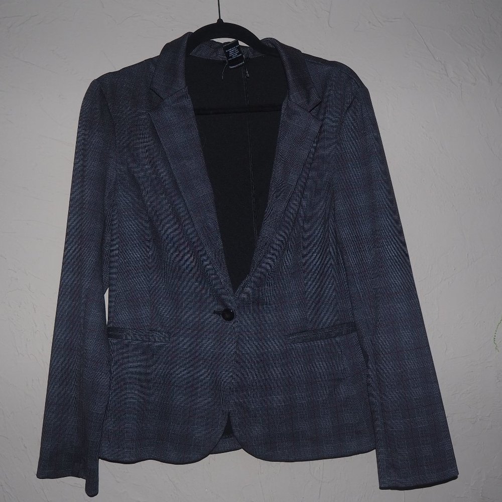 Plaid blazer or jacket for business or casual